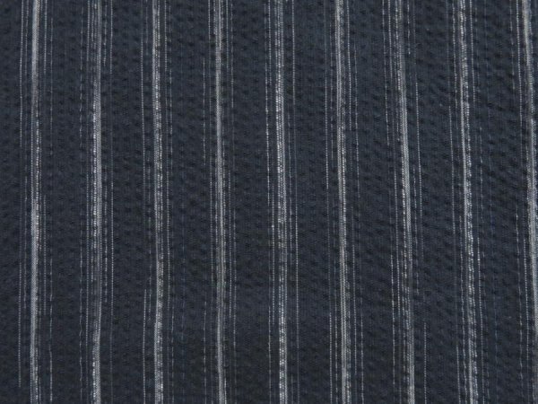 Photo4: 5217T01z420 Vintage Japanese Kimono Cotton Men's  YUKATA Navy-Gray (4)