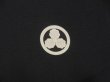 Photo6: 5217T06z640 Vintage Japanese Kimono Silk Men's HAORI Samurai Black (6)