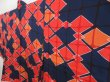 Photo2: 5217T08z530 Vintage Japanese Kimono Silk HAORI  Navy (2)