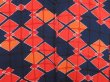 Photo3: 5217T08z530 Vintage Japanese Kimono Silk HAORI  Navy (3)