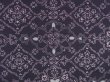 Photo4: 5217T10z480 Vintage Japanese Kimono Silk HAORI  Navy-Purple (4)