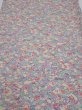 Photo1: 2P02z60  Japanese Kimono Silk  FABRIC Folding fan Light gray 44.5x14.8 (1)