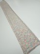 Photo5: 2P08z40  Japanese Kimono Silk  FABRIC Folding fan Light gray 59.8x7.9 (5)