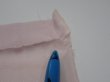 Photo8: 2Q02z60  Japanese Kimono Silk  FABRIC Flower [object Object] 45.3x14.8 (8)