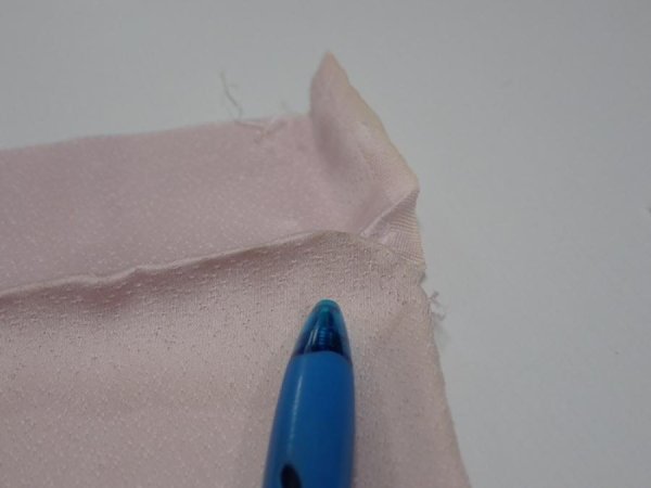 Photo8: 2Q02z60  Japanese Kimono Silk  FABRIC Flower [object Object] 45.3x14.8 (8)