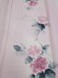 Photo1: 2Q05z80  Japanese Kimono Silk  FABRIC Flower [object Object] 65.4x14.8 (1)