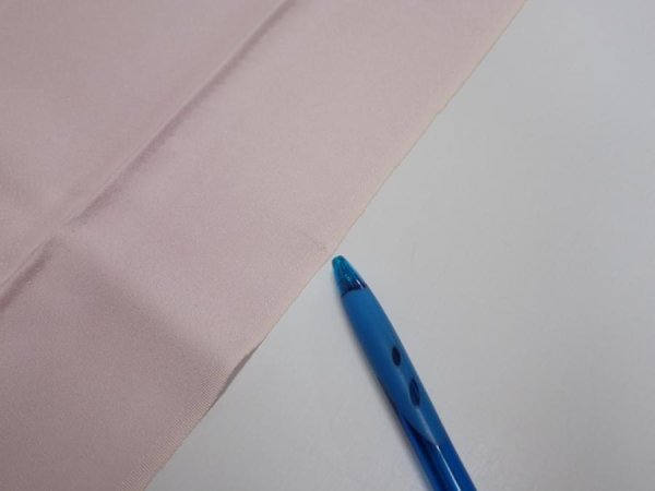 Photo7: 2Q05z80  Japanese Kimono Silk  FABRIC Flower [object Object] 65.4x14.8 (7)