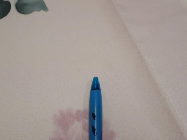 Photo10: 2Q06z80  Japanese Kimono Silk  FABRIC Flower [object Object] 65.4x14.8 (10)