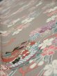 Photo4: 2Q08z50  Japanese Kimono Silk  FABRIC Plum branch  61.4x7.7 (4)