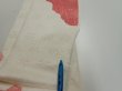Photo5: 2S07z50  Japanese Kimono Silk  FABRIC  Off-white 66.1x7.7 (5)