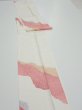 Photo3: 2S09z60  Japanese Kimono Silk  FABRIC  Off-white 89.8x7.7 (3)
