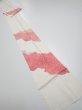 Photo5: 2S09z60  Japanese Kimono Silk  FABRIC  Off-white 89.8x7.7 (5)