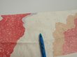 Photo6: 2S09z60  Japanese Kimono Silk  FABRIC  Off-white 89.8x7.7 (6)