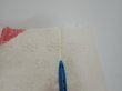 Photo8: 2S09z60  Japanese Kimono Silk  FABRIC  Off-white 89.8x7.7 (8)
