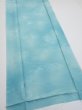 Photo2: 2S06z90  Japanese Kimono Silk  FABRIC Wave Light blue 63.0x14.6 (2)