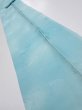 Photo1: 2S09z50  Japanese Kimono Silk  FABRIC Wave Light blue 75.2x7.3 (1)