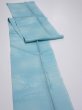 Photo3: 2S09z50  Japanese Kimono Silk  FABRIC Wave Light blue 75.2x7.3 (3)