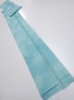 Photo5: 2S09z50  Japanese Kimono Silk  FABRIC Wave Light blue 75.2x7.3 (5)