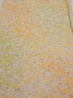 Photo1: 2S02z60  Japanese Kimono Silk  FABRIC Sakura branch Orange-Yellow 44.9x14.4 (1)