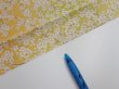 Photo6: 2S04z90  Japanese Kimono Silk  FABRIC Sakura branch Orange-Yellow 67.3x14.4 (6)
