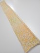 Photo5: 2S07z40  Japanese Kimono Silk  FABRIC Sakura branch Orange-Yellow 61.8x7.1 (5)