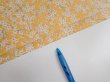 Photo6: 2S07z40  Japanese Kimono Silk  FABRIC Sakura branch Orange-Yellow 61.8x7.1 (6)