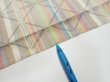 Photo8: 2S08z30  Japanese Kimono Silk TSUMUGI FABRIC Lattice Brown-Gray 59.1x7.7 (8)