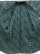 Photo7: 5218T02z430 Vintage Japanese Kimono Cotton MEN'S YUKATA  Dull cyan (7)