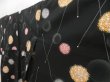 Photo2: 5218T03z440 Vintage Japanese Kimono Cotton YUKATA  Black (2)