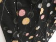 Photo3: 5218T03z440 Vintage Japanese Kimono Cotton YUKATA  Black (3)