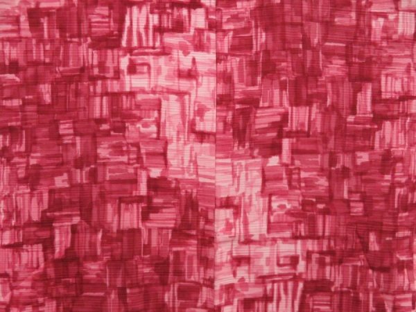 Photo3: 5218T07z580 Vintage Japanese Kimono Silk HAORI  Wine red (3)