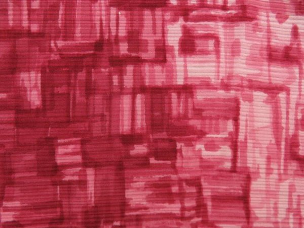 Photo4: 5218T07z580 Vintage Japanese Kimono Silk HAORI  Wine red (4)