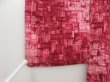 Photo7: 5218T07z580 Vintage Japanese Kimono Silk HAORI  Wine red (7)