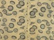 Photo3: 5218T10z460 Vintage Japanese Kimono Silk HAORI Umbrella Cream-Yellow (3)