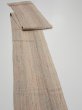 Photo3: 1Q09z60  Japanese Kimono Silk  FABRIC Stripes Light brown 84.6x6.9 (3)