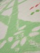 Photo3: 1Q04z90  Japanese Kimono Silk  FABRIC Bamboo Off-white 64.6x14.2 (3)