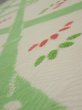 Photo4: 1Q06z90  Japanese Kimono Silk  FABRIC Bamboo Off-white 64.2x14.4 (4)