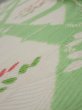 Photo4: 1Q07z40  Japanese Kimono Silk  FABRIC Bamboo Off-white 55.9x7.1 (4)