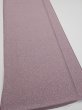 Photo3: 1Q05z90  Japanese Kimono Silk  FABRIC Flower Dull purple 62.6x14.6 (3)