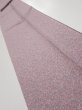 Photo1: 1Q09z60  Japanese Kimono Silk  FABRIC Flower Dull purple 78.3x7.1 (1)