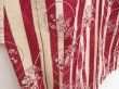 Photo3: 5224T01z370 Vintage Japanese Kimono Cotton YUKATA Round fan  Wine red (3)