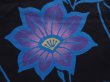 Photo6: 5224T02z530 Vintage Japanese Kimono Cotton YUKATA Flower Indigo-Purple (6)