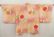 Photo1: 5224T07z600 Vintage Japanese Kimono Silk HAORI Peony Pink (1)