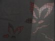 Photo4: 5224T08z260 Vintage Japanese Kimono Silk See through HAORI Butterfly Black (4)