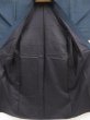 Photo7: 5224T13z880 Vintage Japanese Kimono Silk Men's  TSUMUGI Blue-Gray (7)