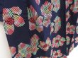 Photo3: 5225T02z480 Vintage Japanese Kimono Cotton YUKATA Flower Indigo (3)