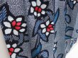 Photo3: 5225T03z480 Vintage Japanese Kimono Cotton YUKATA Flower Indigo (3)