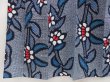 Photo4: 5225T03z480 Vintage Japanese Kimono Cotton YUKATA Flower Indigo (4)
