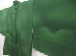 Photo2: 5225T05z560 Vintage Japanese Kimono Silk HAORI Letter box Dark green (2)