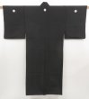 Photo3: 5225T06z890 Vintage Japanese Kimono Silk Men's  Plain Black (3)